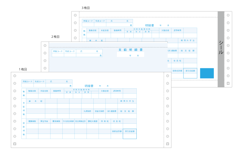 給与明細書の印刷 封筒タイプをご紹介 連続複写伝票などの伝票印刷