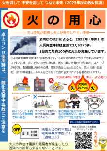 火災予防町内会チラシ