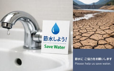 節水チラシ